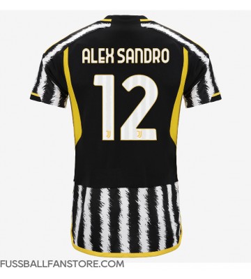 Juventus Alex Sandro #12 Replik Heimtrikot 2023-24 Kurzarm